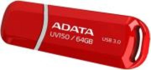 ADATA AUV150-64G-RRD DASHDRIVE UV150 64GB USB 3.2 FLASH DRIVE RED