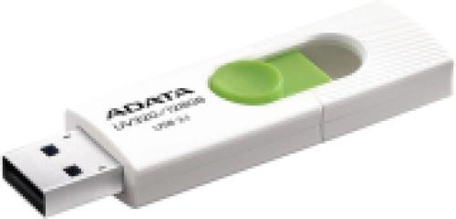 ADATA AUV320-128G-RWHGN UV320 128GB USB 3.1 FLASH DRIVE WHITE/GREEN