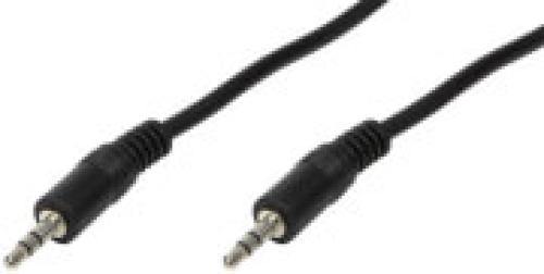 LOGILINK CA1050 AUDIO CABLE 2X 3.5MM MALE STEREO 2M BLACK