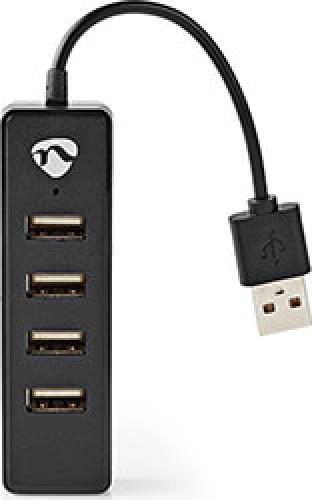 NEDIS UHUBU2420BK USB HUB 4-PORT USB 2.0 BLACK