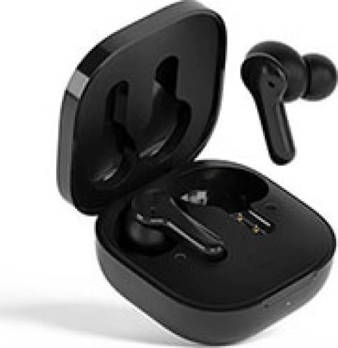 QCY T13 TWS BLACK DUAL DRIVER 4-MIC NOISE CANCEL. TRUE WIRELESS EARBUDS - QUICK CHARGE 380MAH
