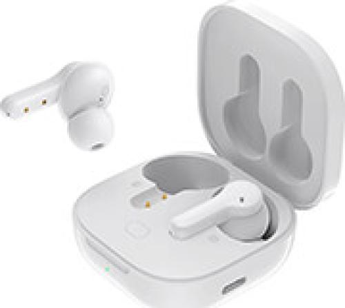 QCY T13 TWS WHITE DUAL DRIVER 4-MIC NOISE CANCEL. TRUE WIRELESS EARBUDS - QUICK CHARGE 380MAH