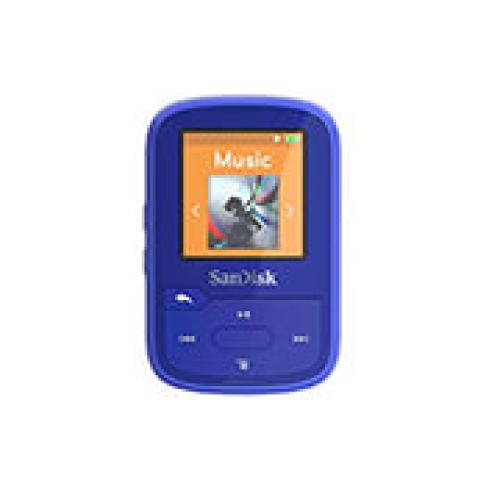 SANDISK SDMX32-032G-E46B CLIP SPORT PLUS 32GB MP3 PLAYER BLUE