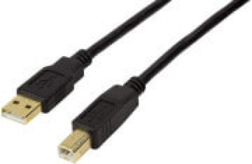 LOGILINK UA0265 USB 2.0 ACTIVE REPEATER CABLE USB A-MALE - USB B-MALE 15M BLACK