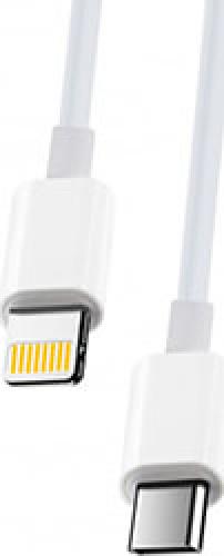 MAXLIFE MXUC-05 CABLE USB-C - LIGHTNING 2,0 M 20W WHITE