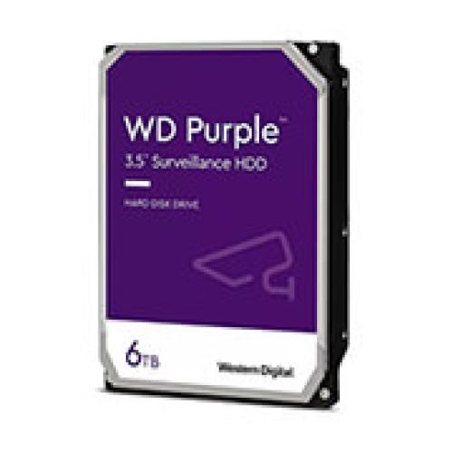 HDD WESTERN DIGITAL WD64PURZ PURPLE SURVEILLANCE 6TB 3.5'' SATA3