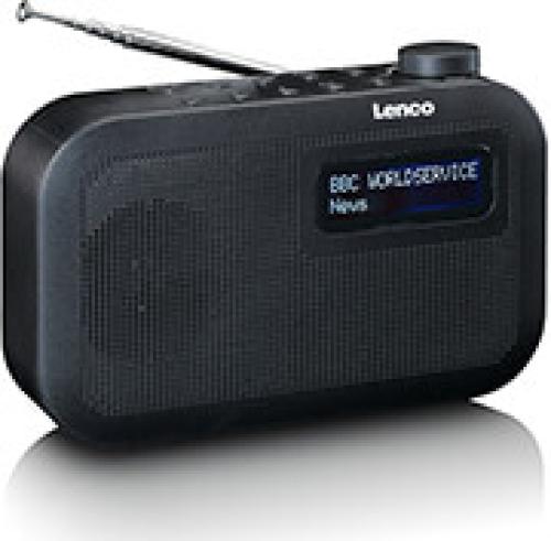 LENCO PDR-016BK - PORTABLE DAB+/FM RADIO WITH BLUETOOTH - BLACK