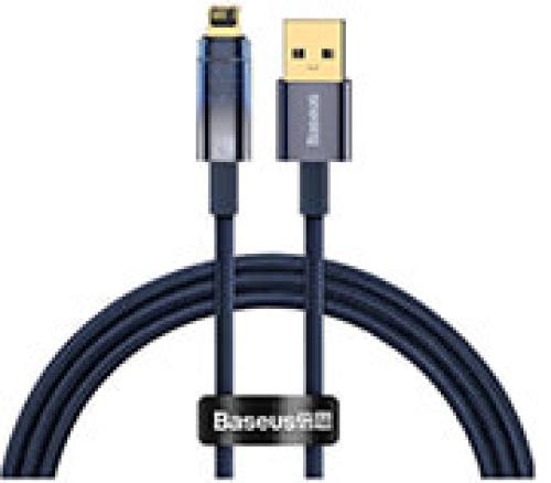 BASEUS EXPLORER USB TO LIGHTNING CABLE 2.4A 1M BLUE