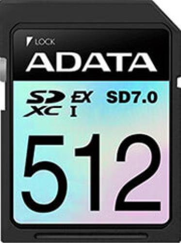 ADATA ASD512GEX3L1-C PREMIER EXTREME 512GB SDXC PCIE GEN3 X1 SD 7.0 U3 V30