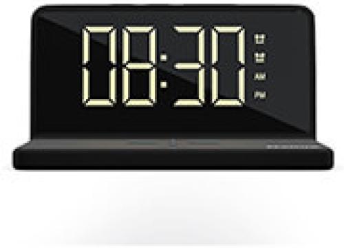 MEBUS 25622 DIGITAL ALARM CLOCK WITH WIRELESS CHARGER