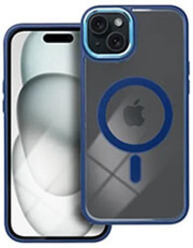 COLOR EDGE MAG COVER CASE WITH MAGSAFE FOR IPHONE 15 PLUS NAVY BLUE