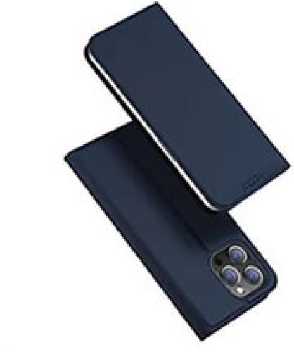 DUX DUCIS SKIN PRO SMOOTH LEATHER CASE FOR APPLE IPHONE 15 BLUE