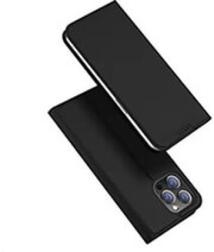 DUX DUCIS SKIN PRO SMOOTH LEATHER CASE FOR APPLE IPHONE 15 PRO BLACK