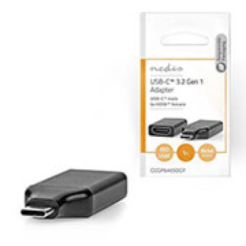 NEDIS CCGP64650GY USB ADAPTER USB 3.2 GEN 1 USB-C MALE HDMI FEMALE BLACK / GREY POLYBAG