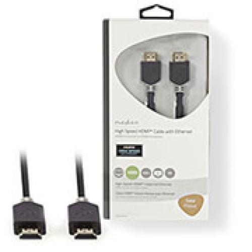NEDIS CVBW34000AT30 HIGH SPEED HDMI CABLE WITH ETHERNET HDMI CONNECTOR 3.0M ANTHRACITE