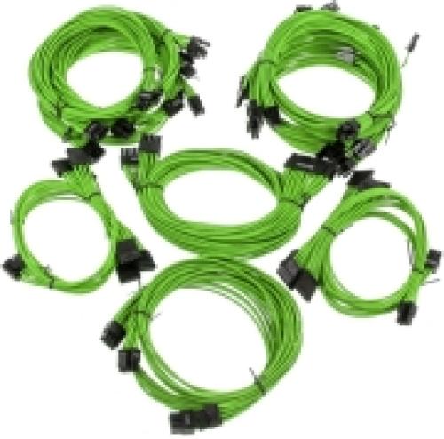 SUPER FLOWER SLEEVE CABLE KIT PRO GREEN