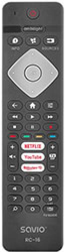 SAVIO RC-16 UNIVERSAL REMOTE CONTROLLER REPLACEMENT FOR PHILLIPS TV - SMART TV