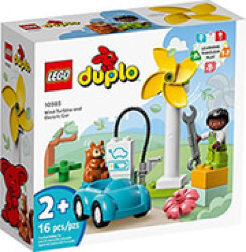 LEGO DUPLO TOWN 10985 WIND TURBINE AND ELECTRIC CAR