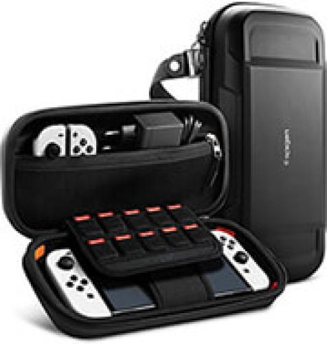 SPIGEN RUGGED ARMOR PRO POUCH BLACK FOR NINTENDO SWITCH/SWITCH OLED