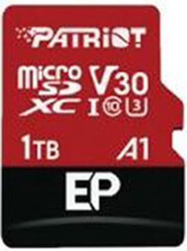 PATRIOT PSF1TBVX31MCX VX SERIES 1TB MICRO SDXC V30 U3 CLASS 10