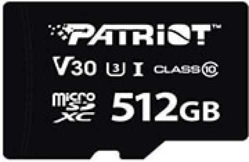 PATRIOT PSF512GVX31MCX VX SERIES 512GB MICRO SDXC V30 U3 CLASS 10