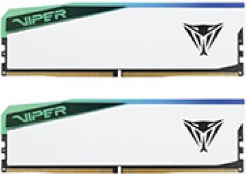 RAM PATRIOT PVER532G70C38KW VIPER ELITE 5 RGB 32GB (2X16GB) DDR5 7000MHZ CL38 DUAL KIT