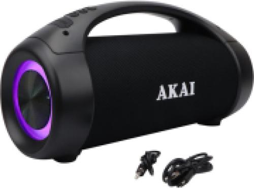 AKAI ABTS-55 PORTABLE 2.0 BLUETOOTH 5.0 IPX5 TWS SPEAKER 50W WITH LED/USB/FM/AUX