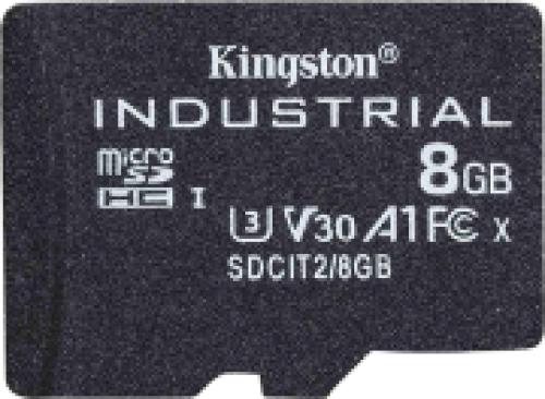 KINGSTON SDCIT2/8GBSP 8GB INDUSTRIAL MICRO SDHC UHS-I CLASS 10 U3 V30 A1