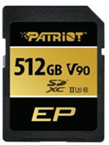 PATRIOT PEF512GEP92SDX V90 512GB SDXC UHS-II U3 CLASS 10