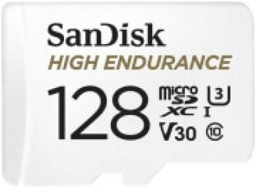 SANDISK SDSQQNR-128G-GN6IA HIGH ENDURANCE 128GB MICRO SDXC HC U3 V30 CLASS 10 WITH ADAPTER