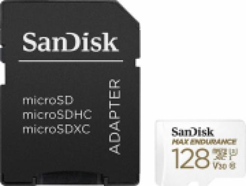 SANDISK SDSQQVR-128G-GN6IA MAX ENDURANCE 128GB MICRO SDXC U3 V3 WITH SD ADAPTER