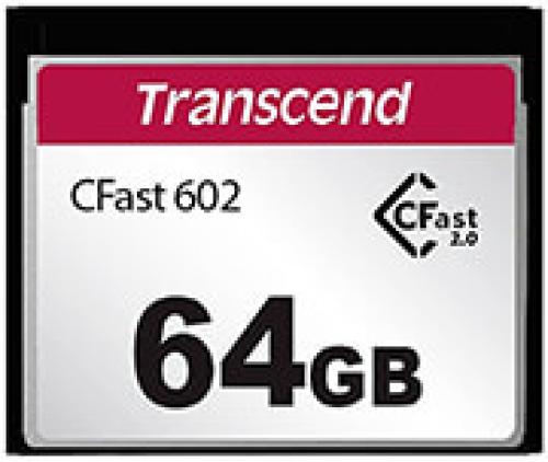 TRANSCEND TS64GCFX602 CFX602 64GB CFAST 2.0 COMPACT FLASH MLC NAND
