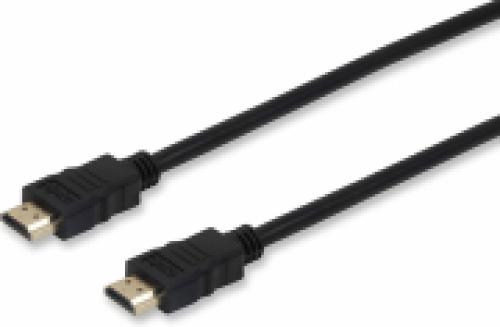 EQUIP 119372 HIGH SPEED HDMI 2.0 CABLE WITH ETHERNET 4K @50/60HZ 2160P M/M 7.5M BLACK