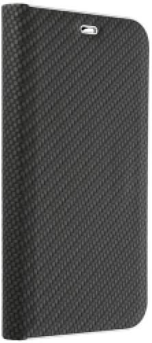 FORCELL LUNA BOOK CARBON FOR IPHONE 13 PRO BLACK