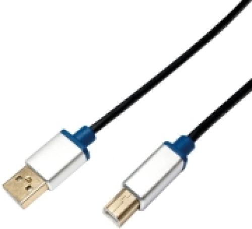 LOGILINK BUAB220 PREMIUM USB 2.0 CONNECTION CABLE AM/BM 2.0M