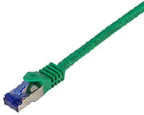 LOGILINK C6A015S CAT.6A S/FTP ULTRAFLEX PATCH CABLE 0.25M GREEN