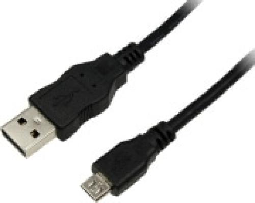 LOGILINK CU0060 USB 2.0 CONNECTION CABLE AM TO MICRO BM 5M BLACK