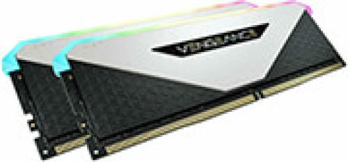 RAM CORSAIR CMN16GX4M2Z3600C18W VENGEANCE RGB RT WHITE 16GB (2X8GB) DDR4 3600MHZ DUAL KIT