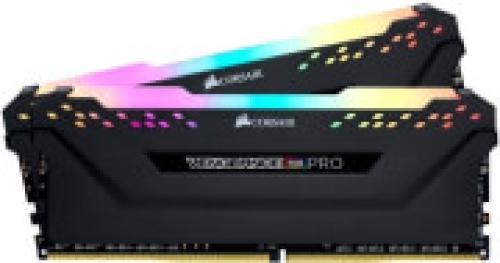 RAM CORSAIR CMW16GX4M2D3600C18 VENGEANCE RGB PRO BLACK 16GB (2X8GB) DDR4 3600MHZ DUAL KIT