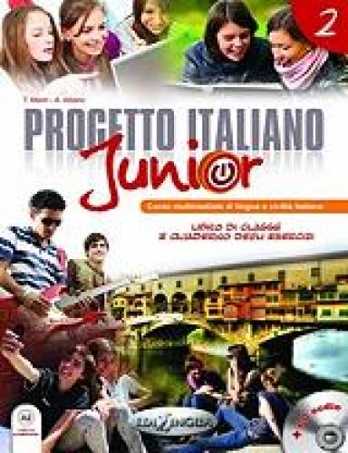 PROGETTO ITALIANO JUNIOR 2 LIBRO DI CLASSE QUADERNO DEGLI ESERCIZI+CD