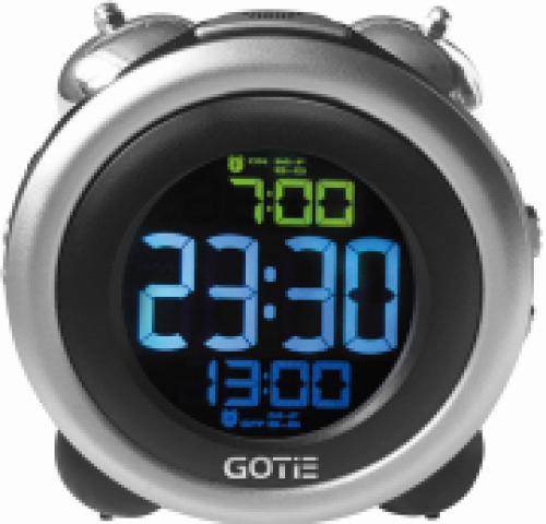 GOTIE GBE-300S ALARM CLOCK SILVER