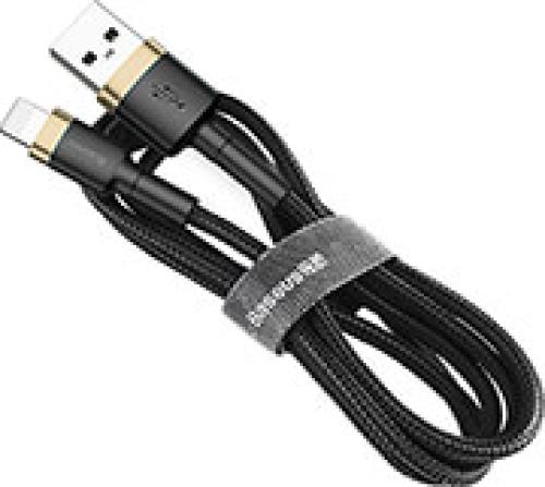 BASEUS CAFULE CABLE USB FOR LIGHTNING 2.4A 1M GOLD BLACK