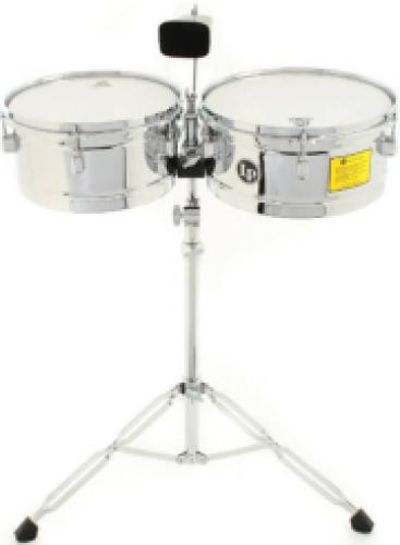 TIMBALES LATIN PERCUSSION LP ASPIRE 13'' AND 14'' ΜΕ ΒΑΣΗ ΚΑΙ COWBELL