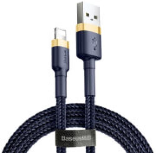BASEUS CAFULE CABLE USB FOR LIGHTNING 2.4A 1M GOLD/BLUE