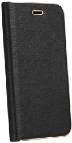 FORCELL LUNA BOOK FLIP CASE GOLD FOR SAMSUNG GALAXY A71 BLACK