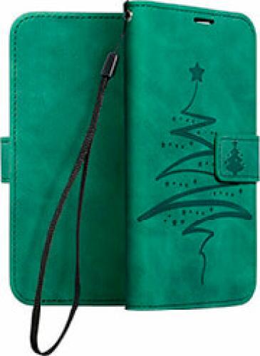 FORCELL MEZZO BOOK CASE FOR XIAOMI REDMI 9C / 9C NFC CHRISTMAS TREE GREEN