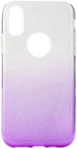 FORCELL SHINING BACK COVER CASE FOR APPLE IPHONE 11 PRO (5,8) CLEAR/VIOLET