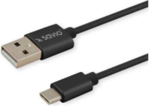 SAVIO CL-129 USB - USB TYPE C CABLE 2.1A 2M
