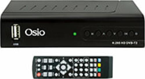 OSIO OST-3540D DVB-T/T2 FULL HD H.265 MPEG-4 ΨΗΦΙΑΚΟΣ ΔΕΚΤΗΣ ΜΕ USB