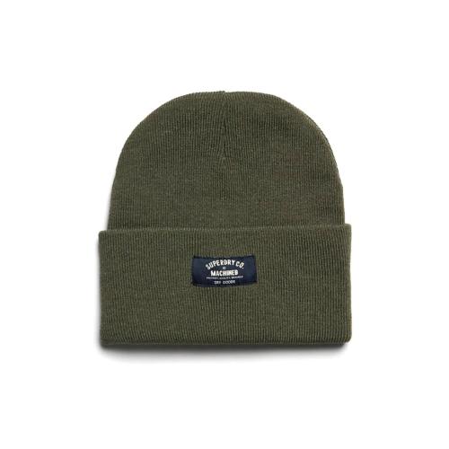 SUPERDRY CLASSIC KNITTED BEANIE HAT W9010162A-9AE ΛΑΔΙ